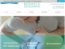 Tablet Screenshot of berwickosteopathy.com.au